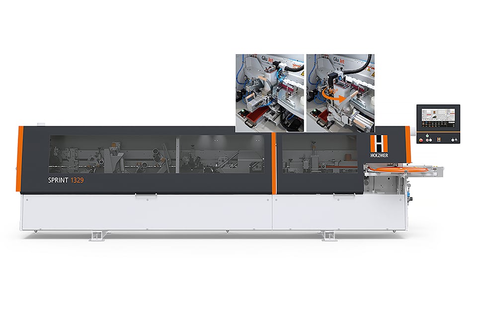 Een complete mix van houtbewerkingsmachines direct bij de ingang 1