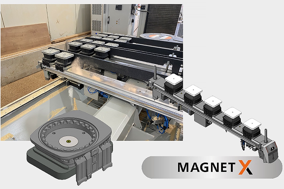 Een complete mix van houtbewerkingsmachines direct bij de ingang 3