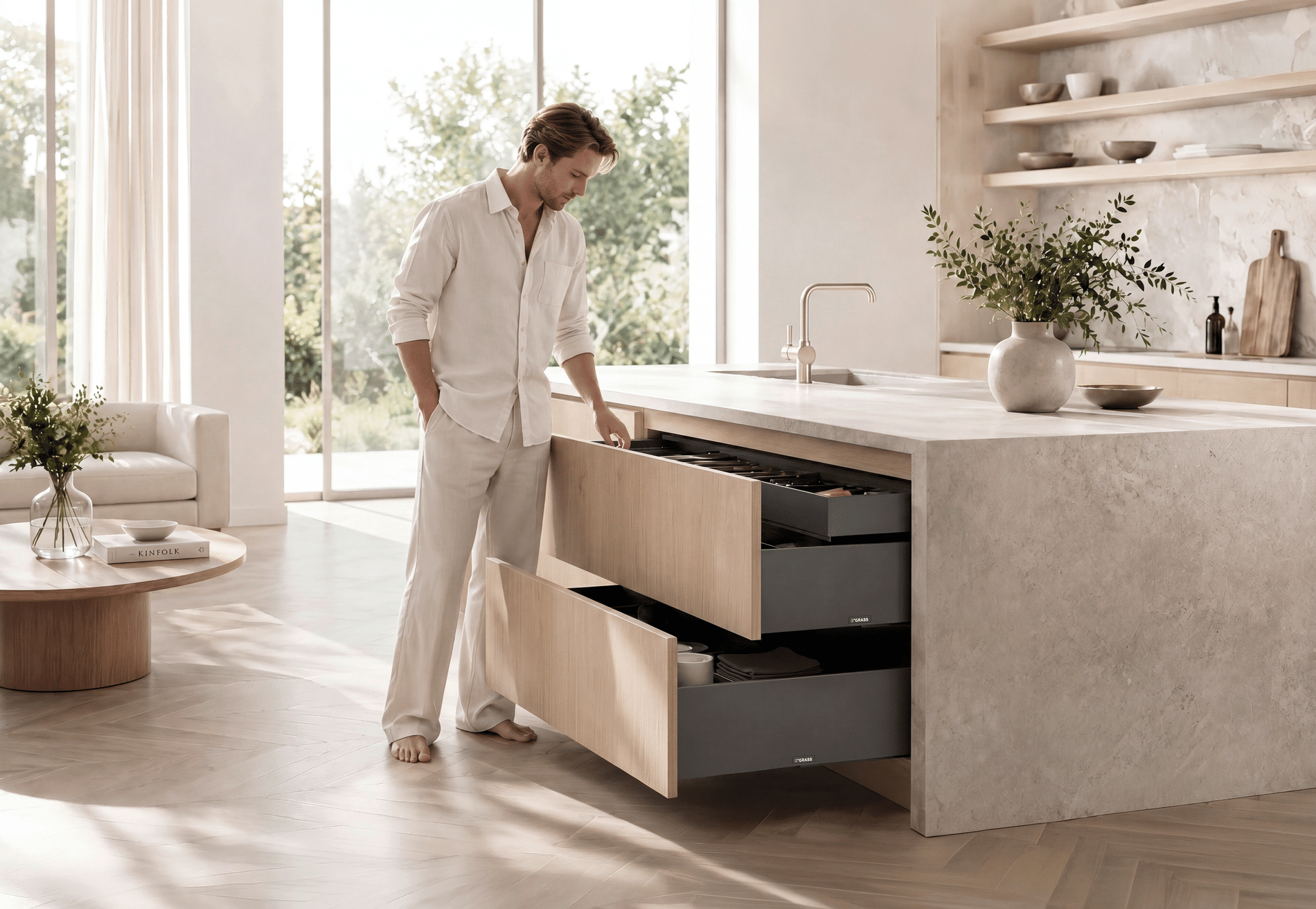 Keukentrends 2026: luxe zit steeds vaker aan de binnenkant 5