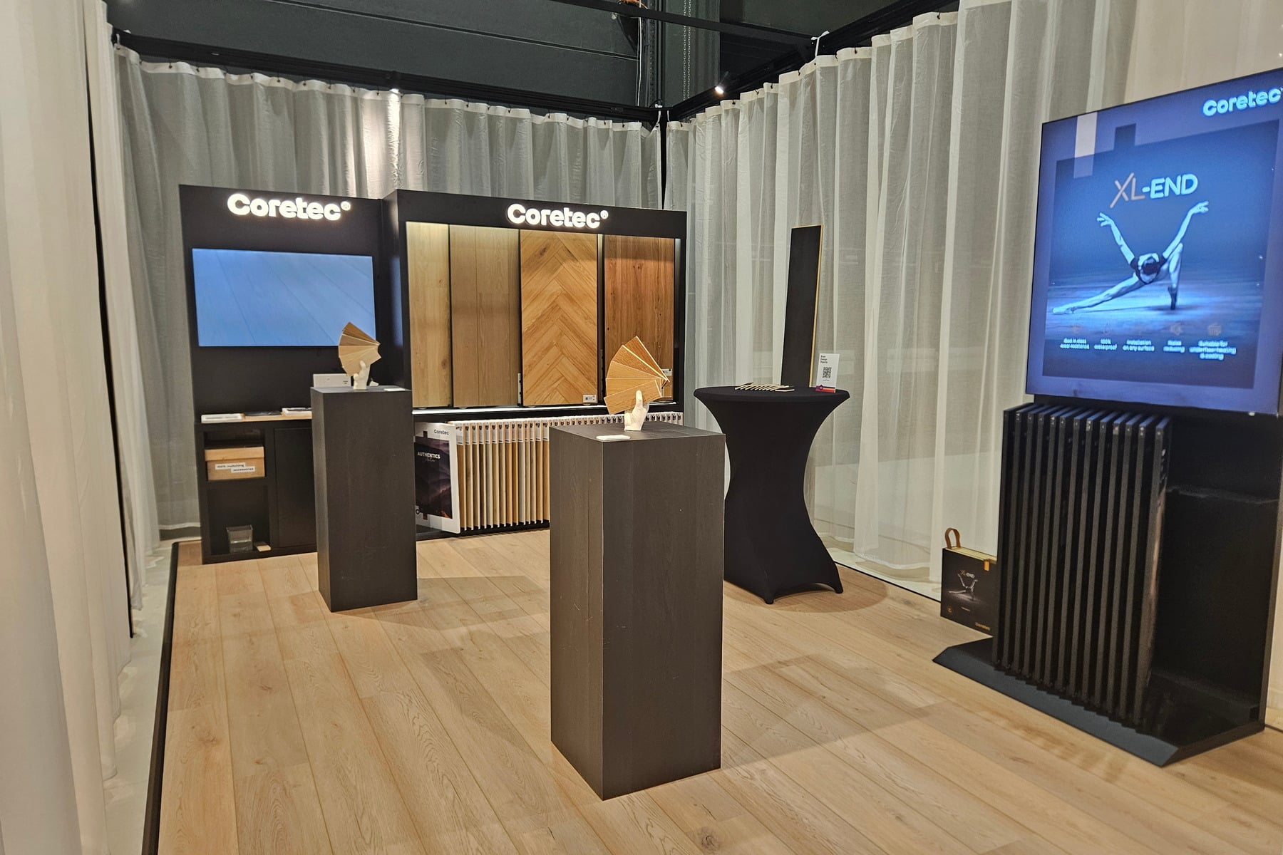 De Coretec® XL End Vloeren konden op veel interesse rekenen op Design Nation in Kortrijk.  2